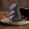 Figurine Bunny Statue Animal Sculpture Collectibles Tea Table Decor Ornament for Office Bedroom Home