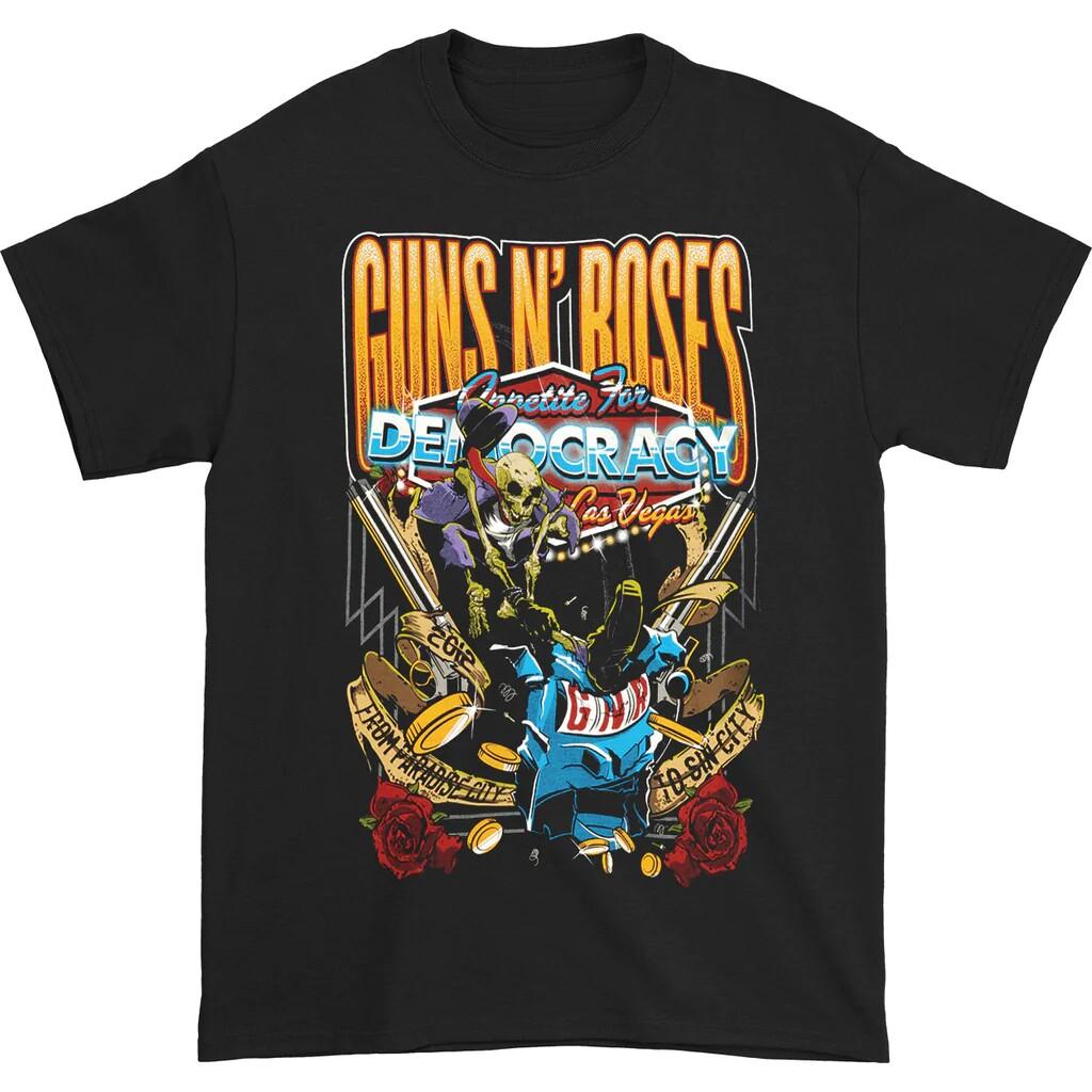 New 80s Guns N Roses Band Casual TShirt Mens and Womens Luxury Band Brand Top 2026