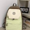 Schoolbag Japanese splicing girl book large capacity high school student junior high school student bag high value contrast color small fresh backpack