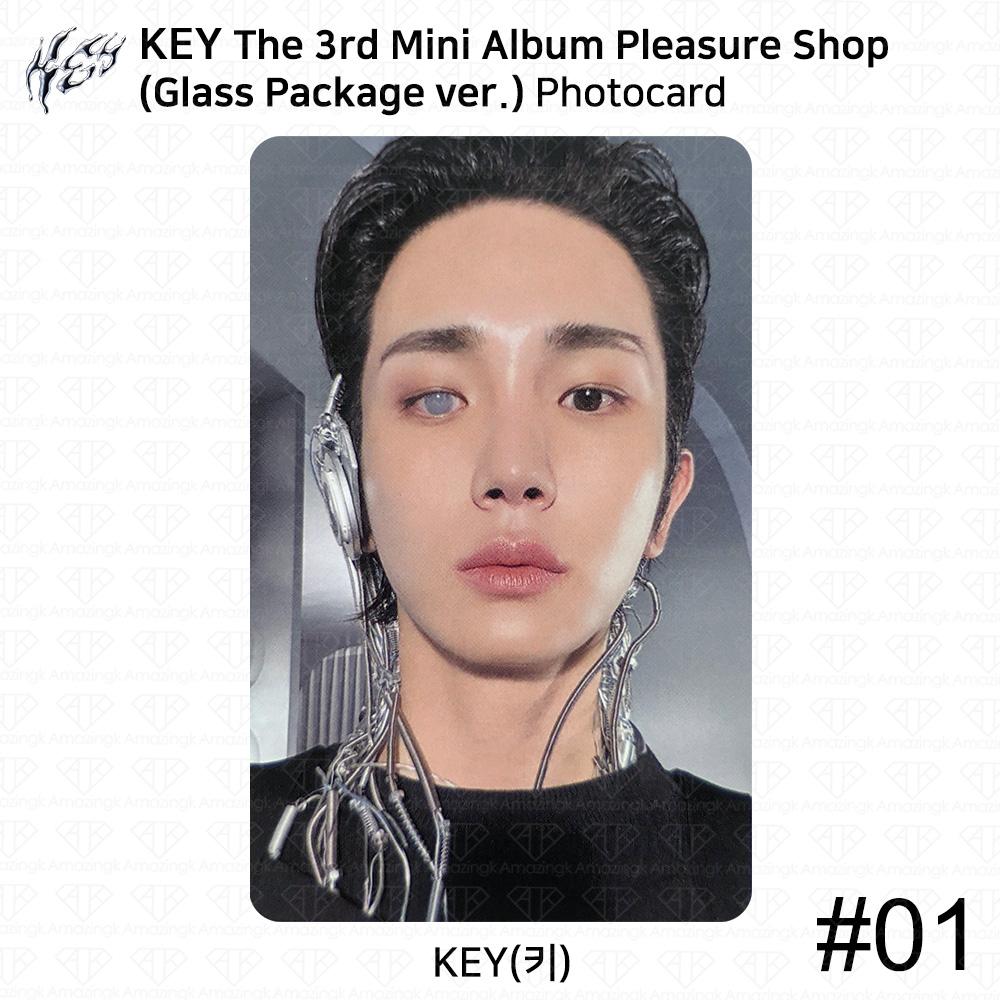 

SHINee KEY 3-й мини-альбом Pleasure Shop Официальная фотокарточка SMini Glass Package Glass Package ver. #01