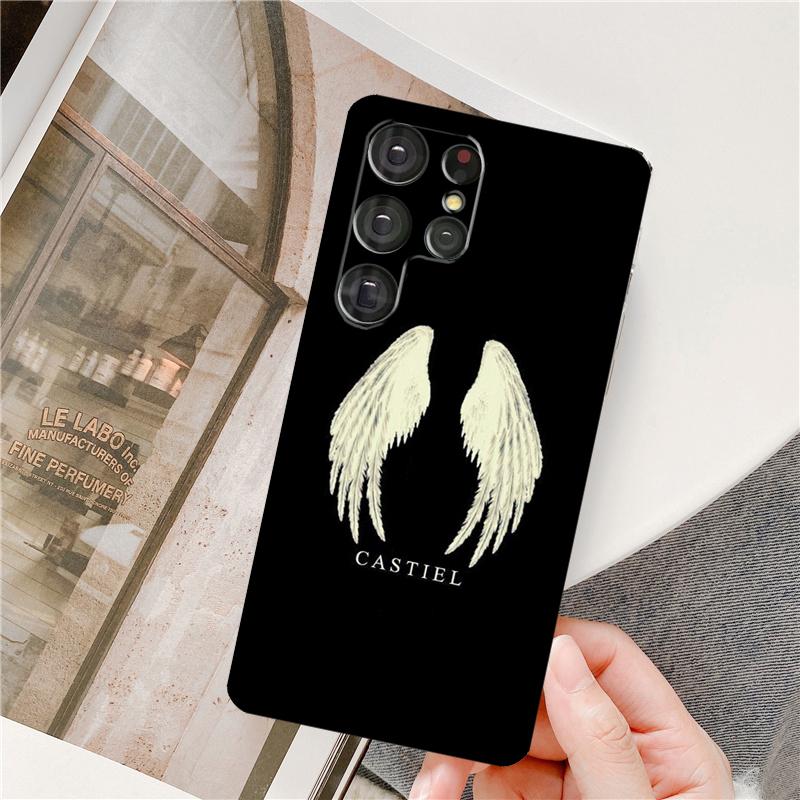 Supernatural Castiel Anděl Pouzdro na telefon Pro Samsung Galaxy S25 Ultra S9 S10 S20 S22 S21 Plus S23 FE S24 Ultra Plné krytí