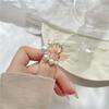 Vintage White Double Layer Pearl Rings for Women Exaggerate Big Geometric Crystal Adjustable Ring Wedding Jewelry Bijoux