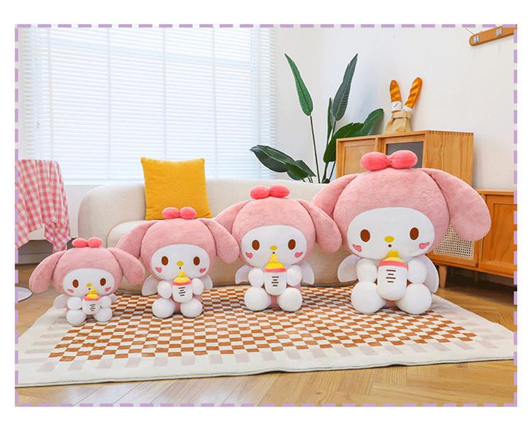 Kuromi & My Melody Plush Doll for Girls - Sleep Pillow Gift