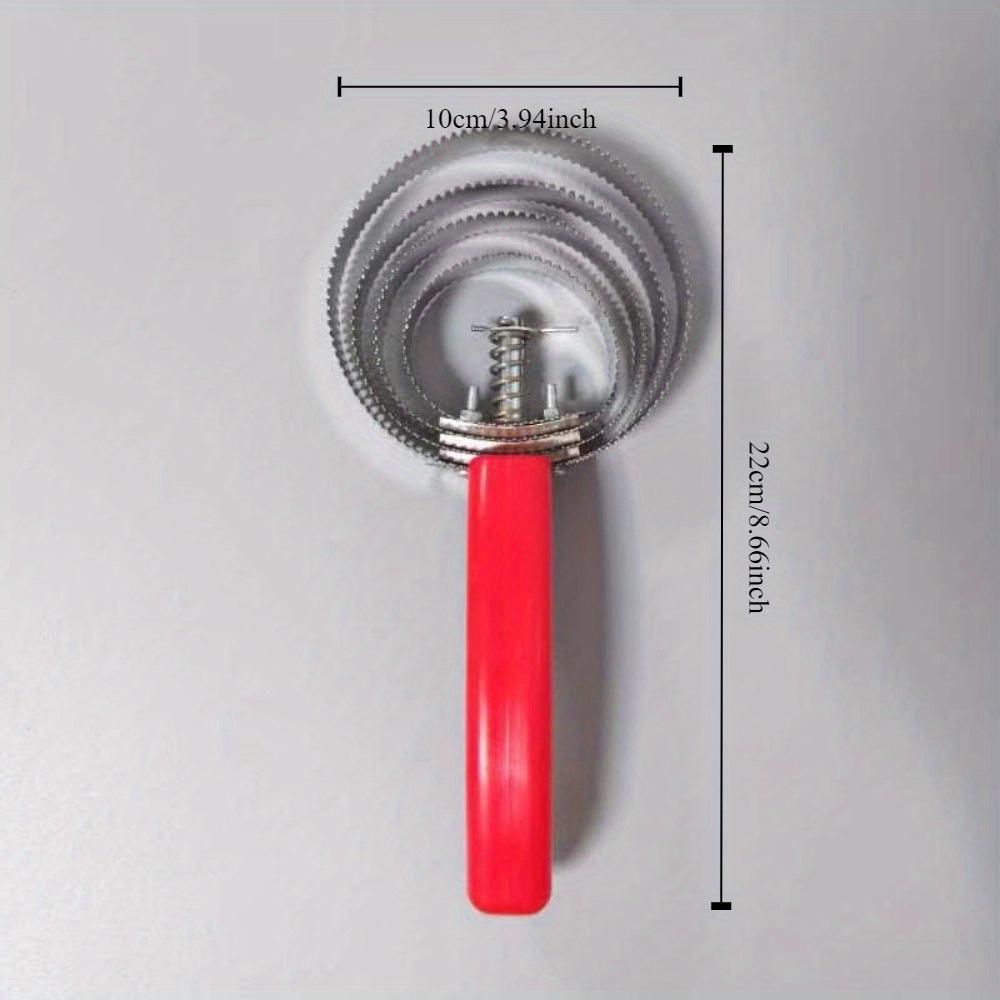 

1 шт. Прочный карри-гребень из нержавеющей стали для лошадей - Инструменты для ухода за лошадьми, Удаление линяющей шерсти, Снятие зуда, Гребень для чистки гривы и хвоста для коровы Four laps красный