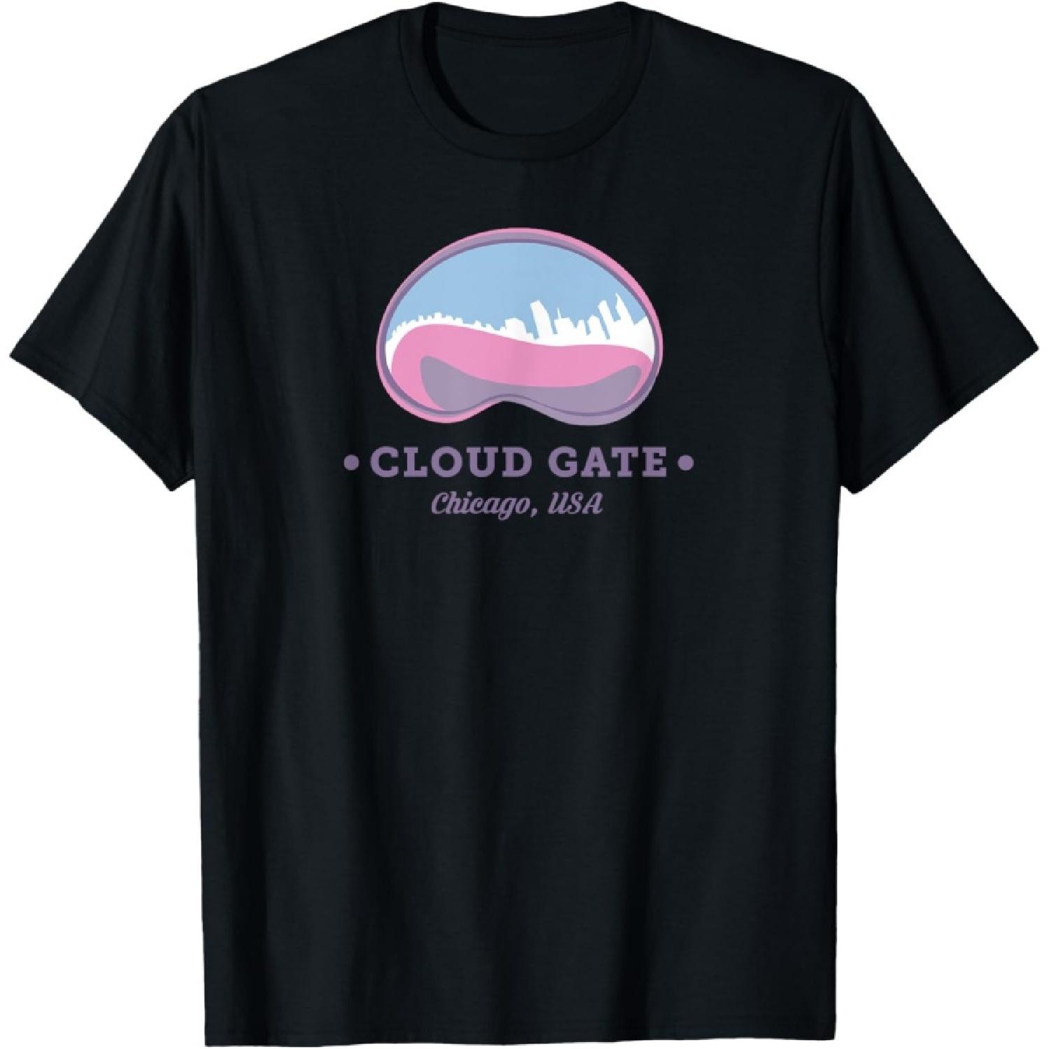 

Cloud Gate - Chicago, USA T-Shirt XXXXXL чорний