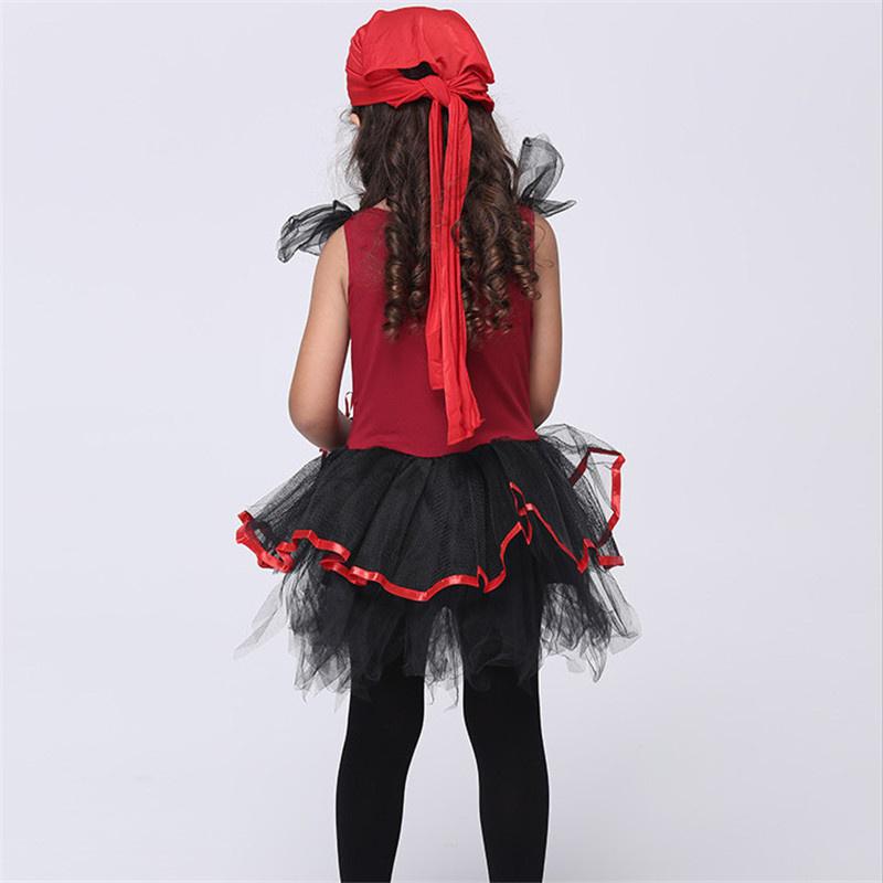 Halloween jenter pirat kostyme Tutu prinsessekjole