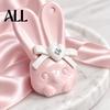 Stylish Accessory for Daily Use Bunny Can Opener Keychain, Cute Bow Rabbit Bottle Pendant, Portable Easy One Click Tab Beverage Keyring Outdoor