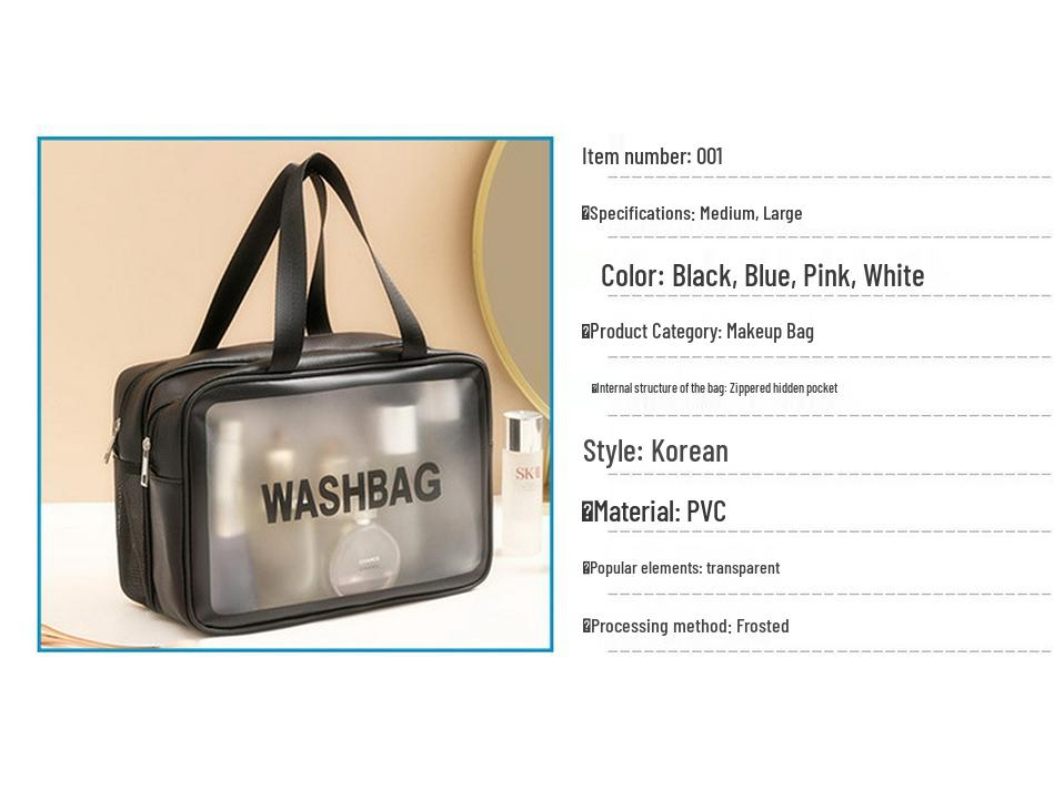 Multifunctional Wet & Dry Travel Makeup Bag