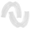 2pcs Protective Mouth Guards Athletic Football Mouth Protection Athletic Mouthpiece Clear Mouthguard Boxing Teeth Protector 3