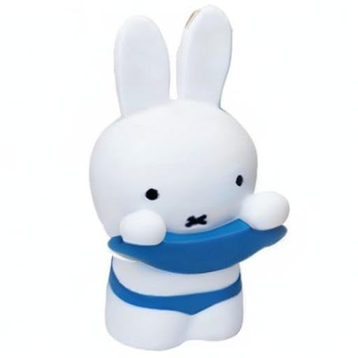 Hassie Top-in Piggy Bank Miffy 15cm Blue Soft Vinyl Figure MF-8241
