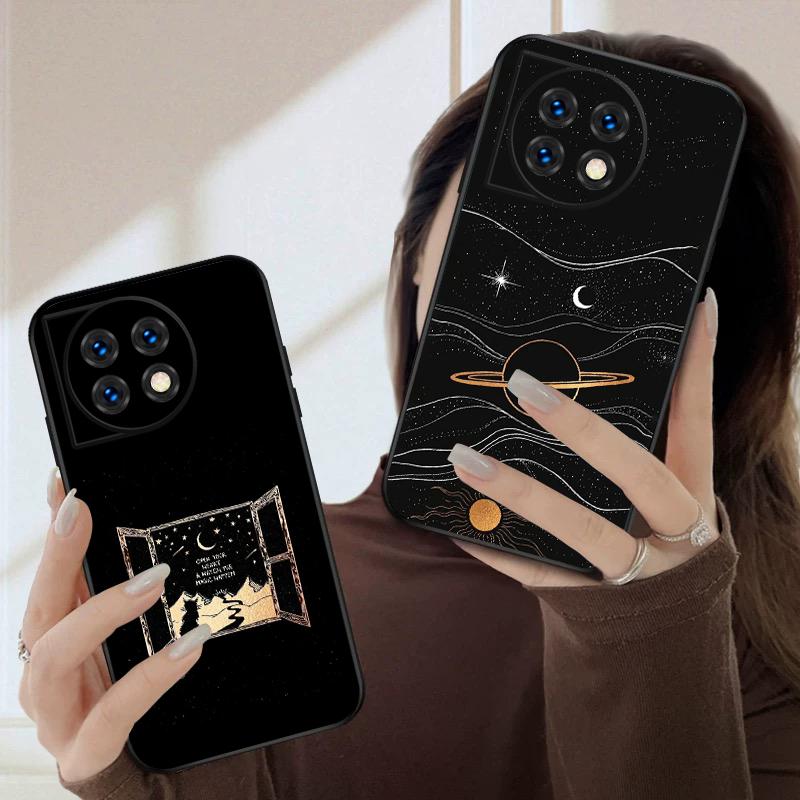 Mountain and Moon For OnePlus 8 9 11 12 13 10 Pro 9RT 8T 12R Ace 3 5 2V Nord CE 2 4 Lite N20 SE 30 N200 silicone soft phone case