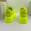 Mode Neue Herren Fluoreszierend Grün All Match Hohe Plateau Schnürschuhe Lässige Schuhe Herrenmode Ballerinas Mokassins Sport Laufschuhe