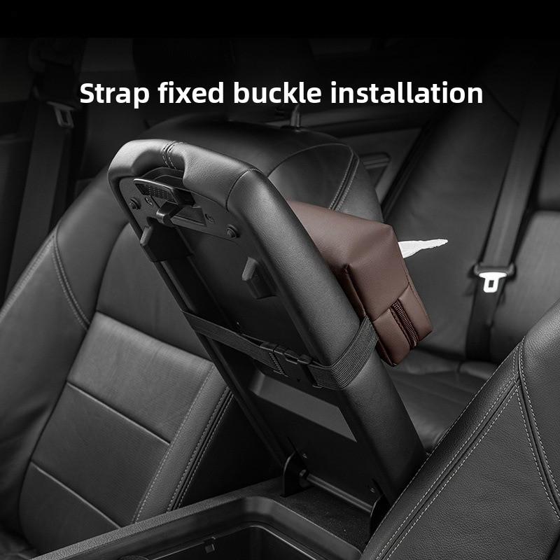 Car Tissue Organizer Bag for LS LC RZ IS350 ES300 GS350 CT200h GX460 LX570 RX500h NX30 Accessories Paper Towel Storage Box
