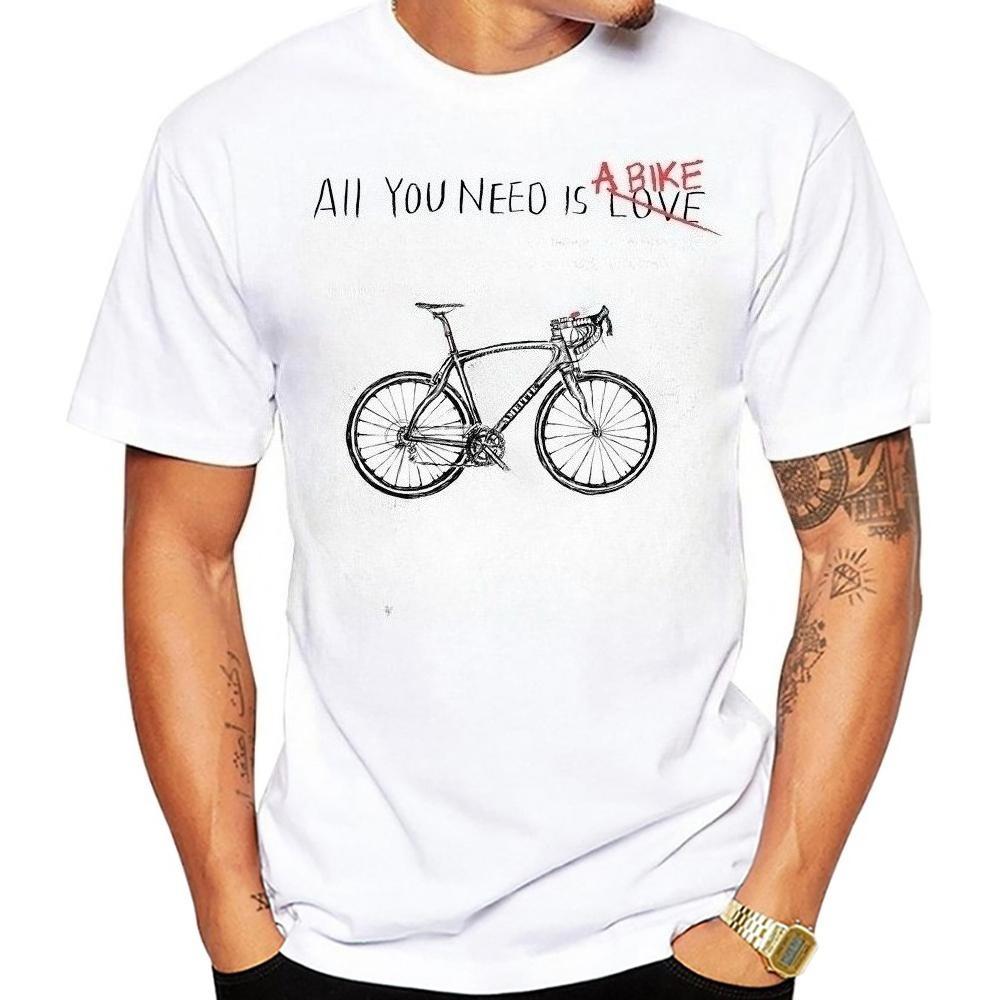 

Вінтажна колекція велосипедних футболок. Модна чоловіча футболка з коротким рукавом. Старий велосипед. Велосипедна футболка. Білі повсякденні топи. Футболки для хлопчиків у стилі хіп-хоп. XL