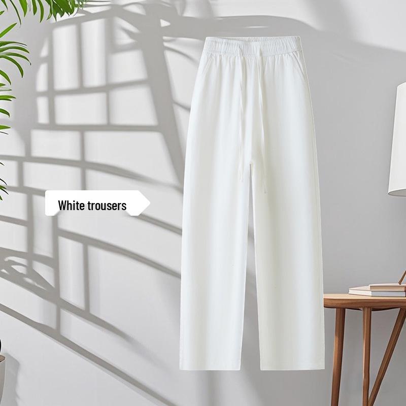 

Women s High-Waisted Tencel Linen Wide-Leg Cropped Pants for Spring/Summer 2026 - Petite Fit, Lightweight & Drapey Lyocell XL (Recommends 115-125 catty)