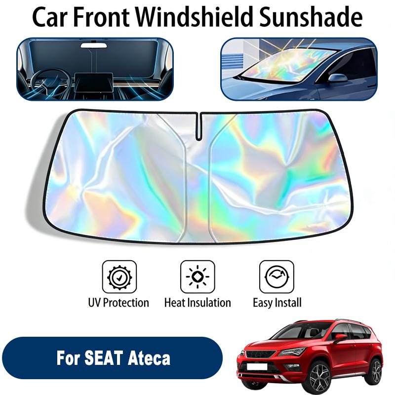 Windshield Sun Shade For SEAT Ateca Foldable UV Reflective Front Window Sun Protection Cover Accessories