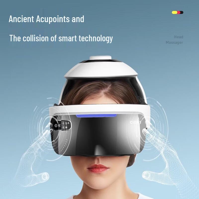 CLORIS Smart Head and Eye Massager Helmet T807 CN plug (adapter included)