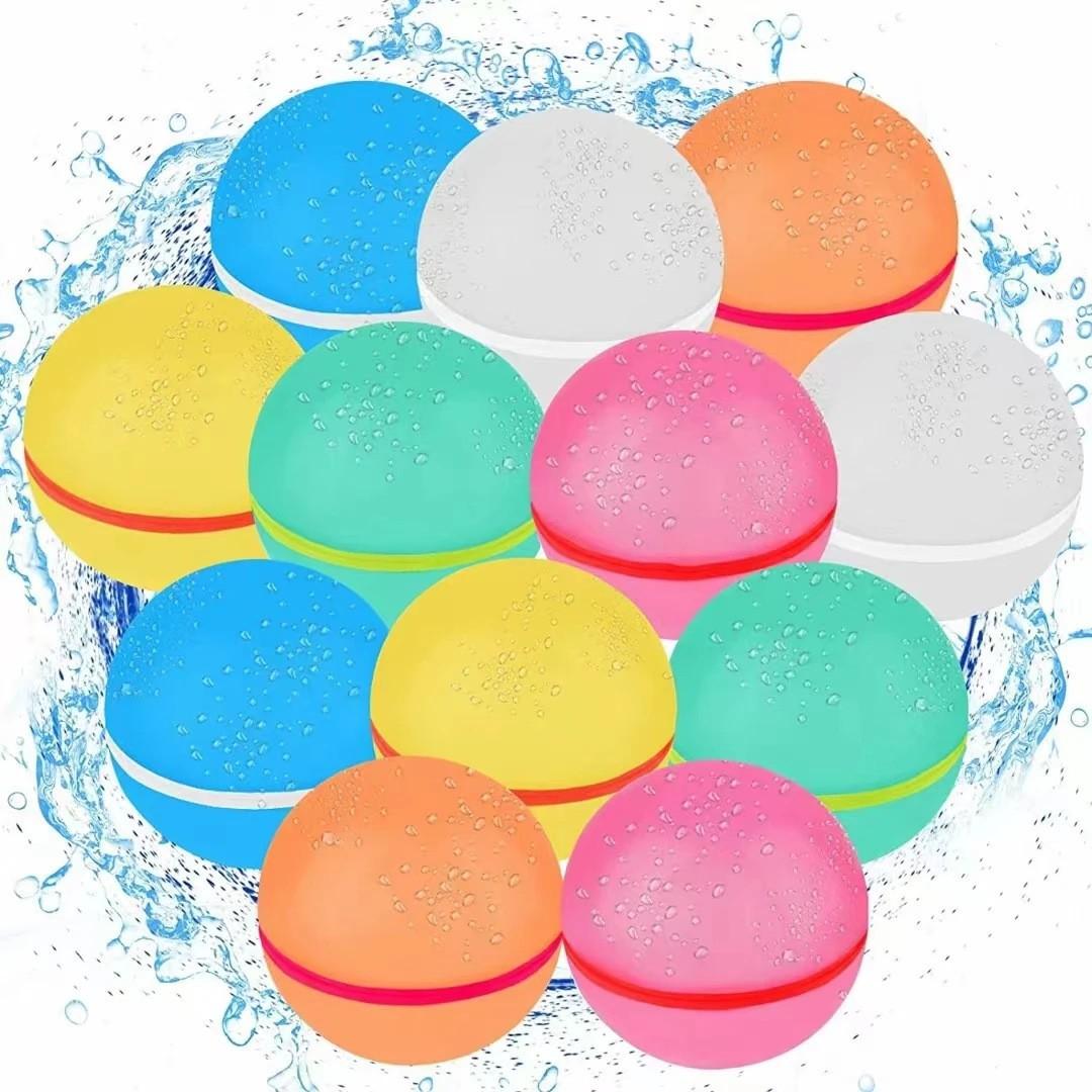 Kids Silicone Bombs Reusable Closure 2 Pack Assorted Colors One Size синий