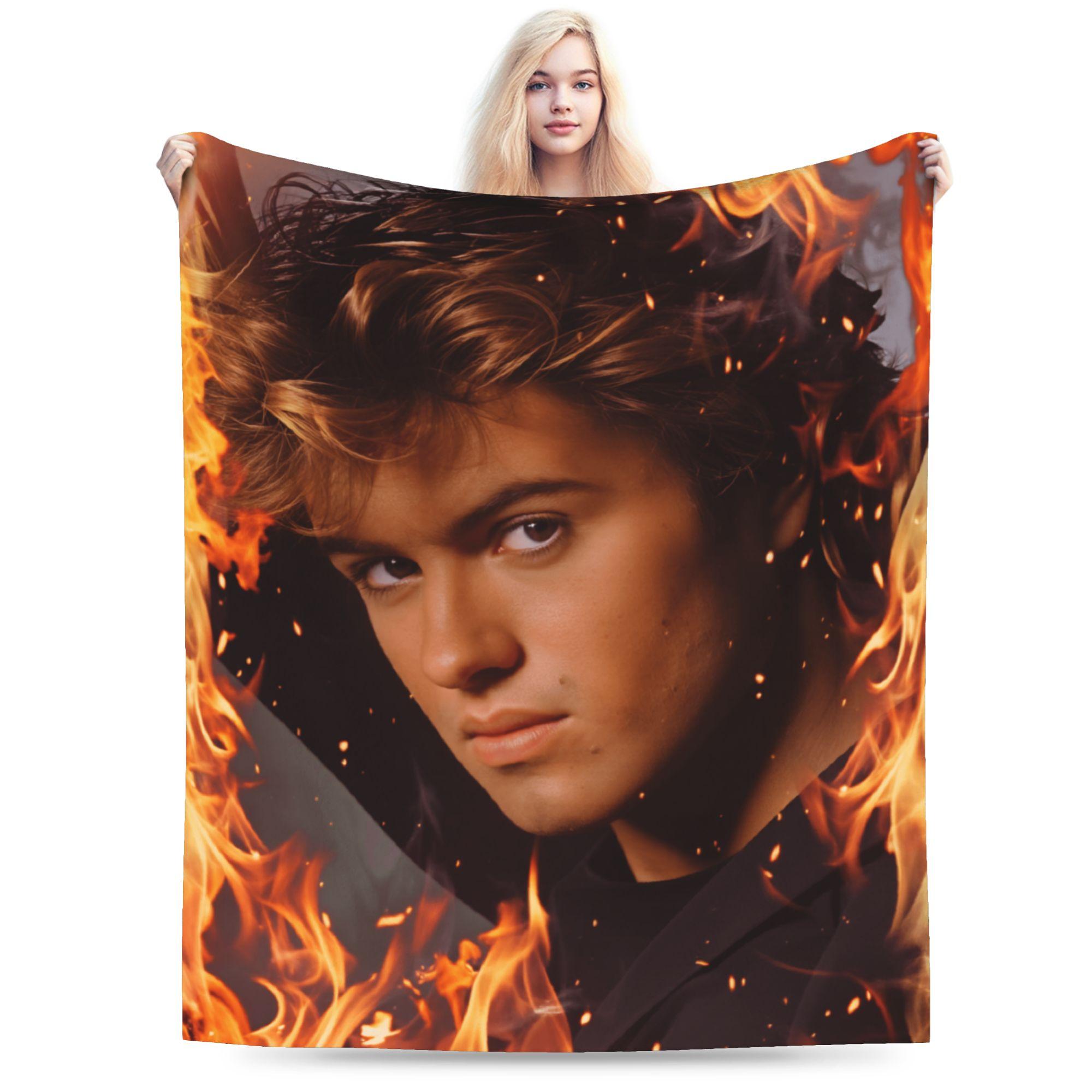 

Super Warm Blanket Child Picnic Songwriter George Michael Throw Blanket Flannel Bedspread For Couch Bed Print Sofa Bed Cover 30x40in
