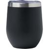 Glass "Corzo" 350 ml RCS-certified recycled stainless steel copper-insulated mug Solid black