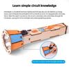Diy Flashlight Technology Small Production Set Homemade Hand-assembled Electrical Physics Science Toys