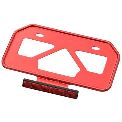Daytona 17664 Motorcycle License Plate Holder (Angle Cut Top Corners), Under 7.6 Cu (125