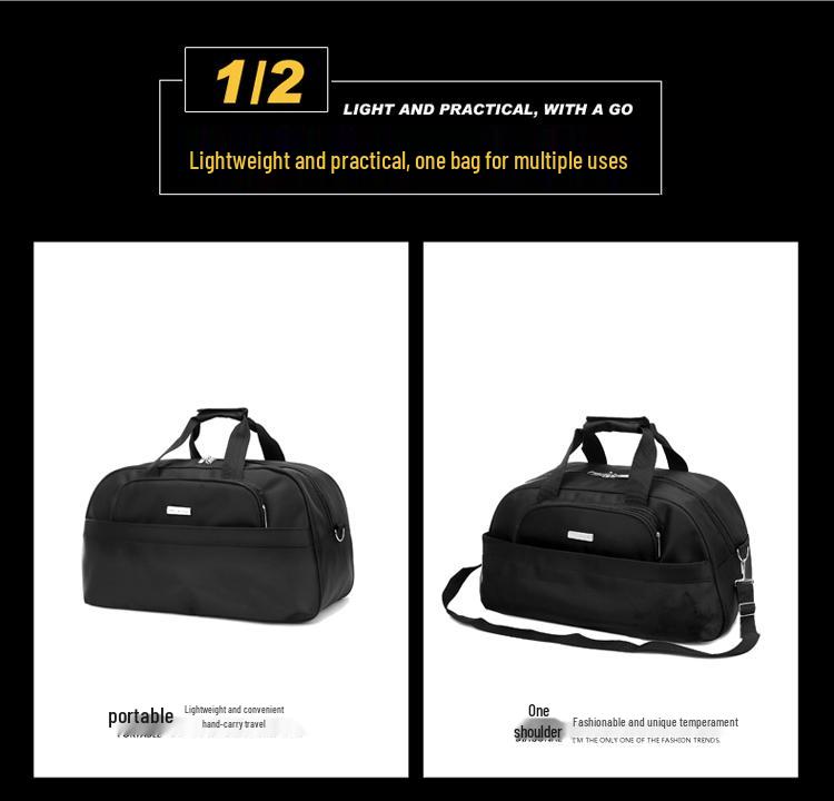 Waterproof Korean Travel Duffle Bag - Large Capacity for Business, Gym, or Wedding