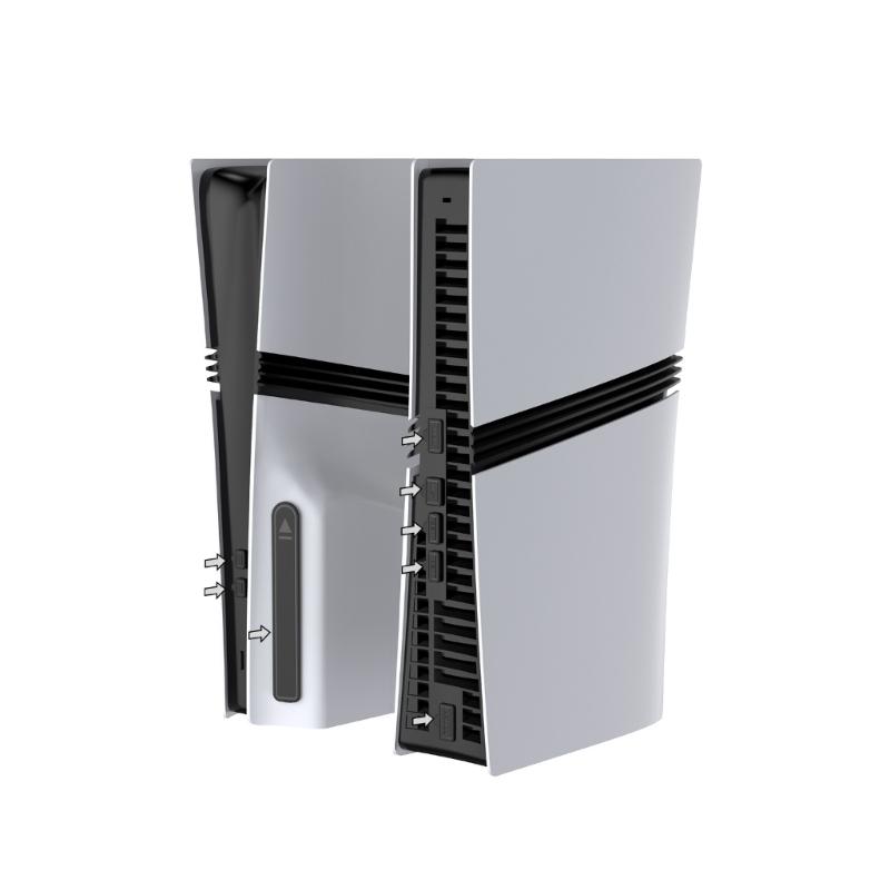 Strong ABS Dust Proof Cover Breathable Mesh Dust Protector Protective Silicone Dust Plugs & ABS Cover for P5 Consoles