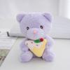Bear Plush Innovative Keychain Unique Sitting Animal Toy With Soft Touch And Charm