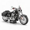 1:6 Softail at Boy Retro Ağır Motosiklet Döküm Alaşım Simüle Uzaktan Kumandalı Ateşleme ve Sprey Efektli Oyuncak Model Koleksiyon Işığı