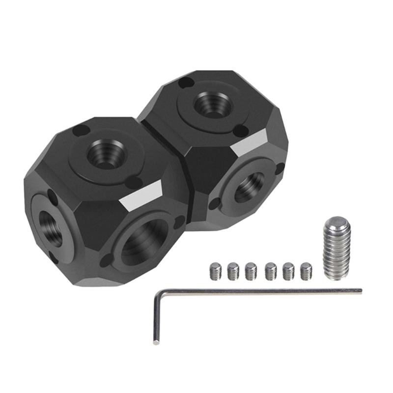 

Camera Screw Conversion Adapter ARRI Standard Metal Versatile 1/4 3/8 Converter Adaptor with Repair Wrench & Screws 1