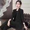 Women's Wrinkle-Free Loose Fit Business Casual Suit Set