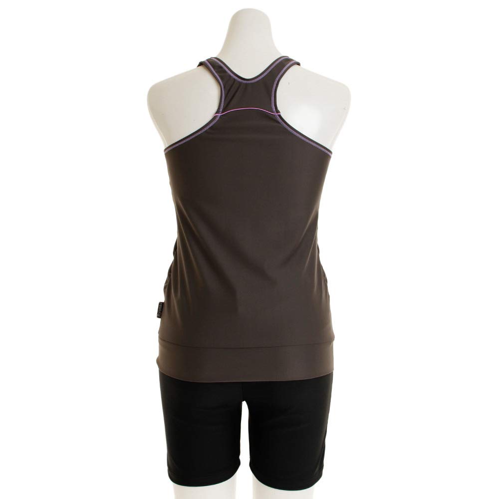 Made In Japan Maternity Solid Sleeveless Swimsuit