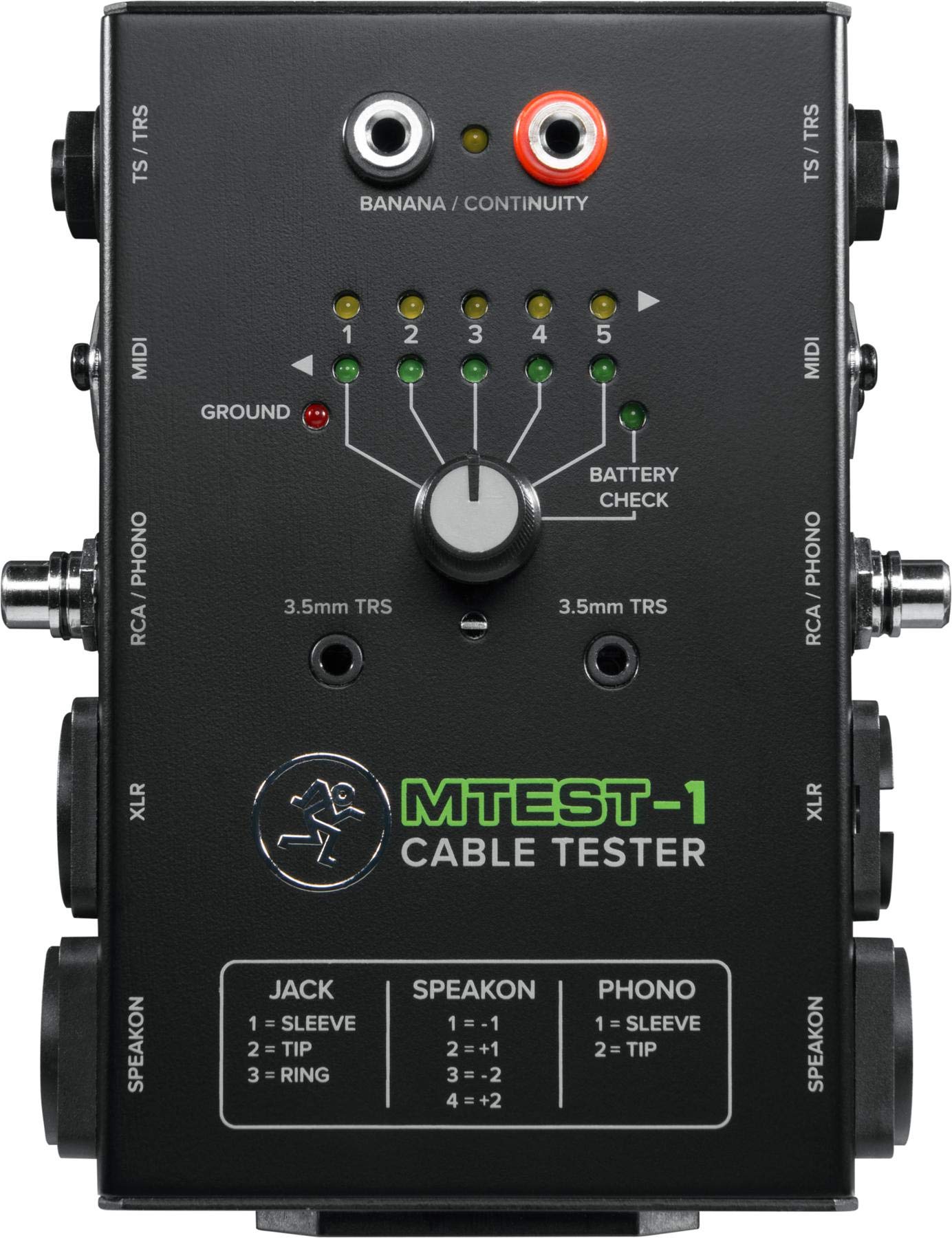 

MACKIE Тестер кабеля Mackie MTEST-1