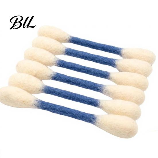 Kitten Kicker Toy 6Pcs Cotton Swab Cat Toys Felt Giant Catnip with Kitty Chew Sticks for Indoor Cats Teething Enrichment