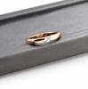 New European & American Style Titanium Steel Single Diamond Ring - Fashionable & Trendy Women's Jewelry