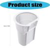 Pool Pump Basket Replacement Weatherproof Design Efficient Debris Collection Plastic Texture for Filtrations Systems