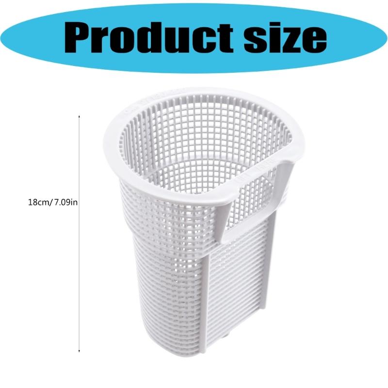 Pool Pump Basket Replacement Weatherproof Design Efficient Debris Collection Plastic Texture for Filtrations Systems