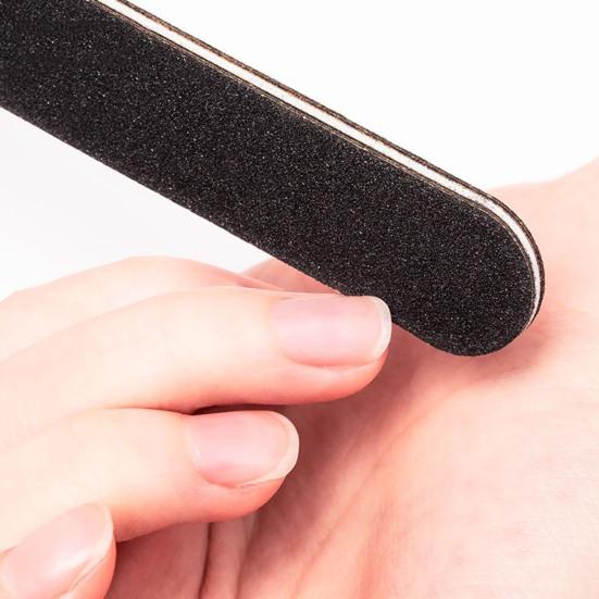 20/100 ks Dřevěné pilníky na nehty 100/180 zrnitost Kompaktní Přenosné Víceúčelové DIY Jednorázové pilníky na nehty Sada manikúrních nástrojů