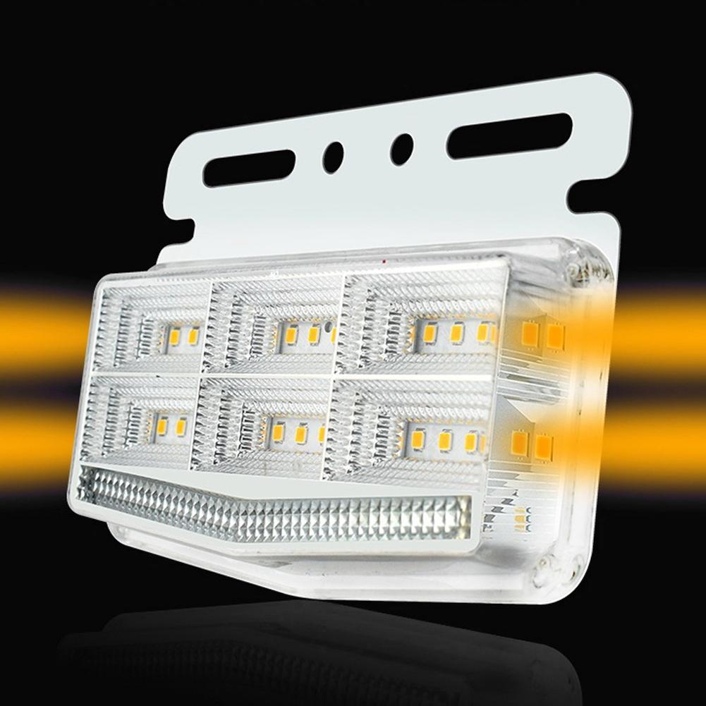 24V Truck Side Marker Indicator 42LED Super Bright Lights Waterproof Position Lamp For Off-Road Truck Trailer universal