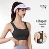 Women's Shockproof High-Impact Nude Sports Bra for Yoga & Running