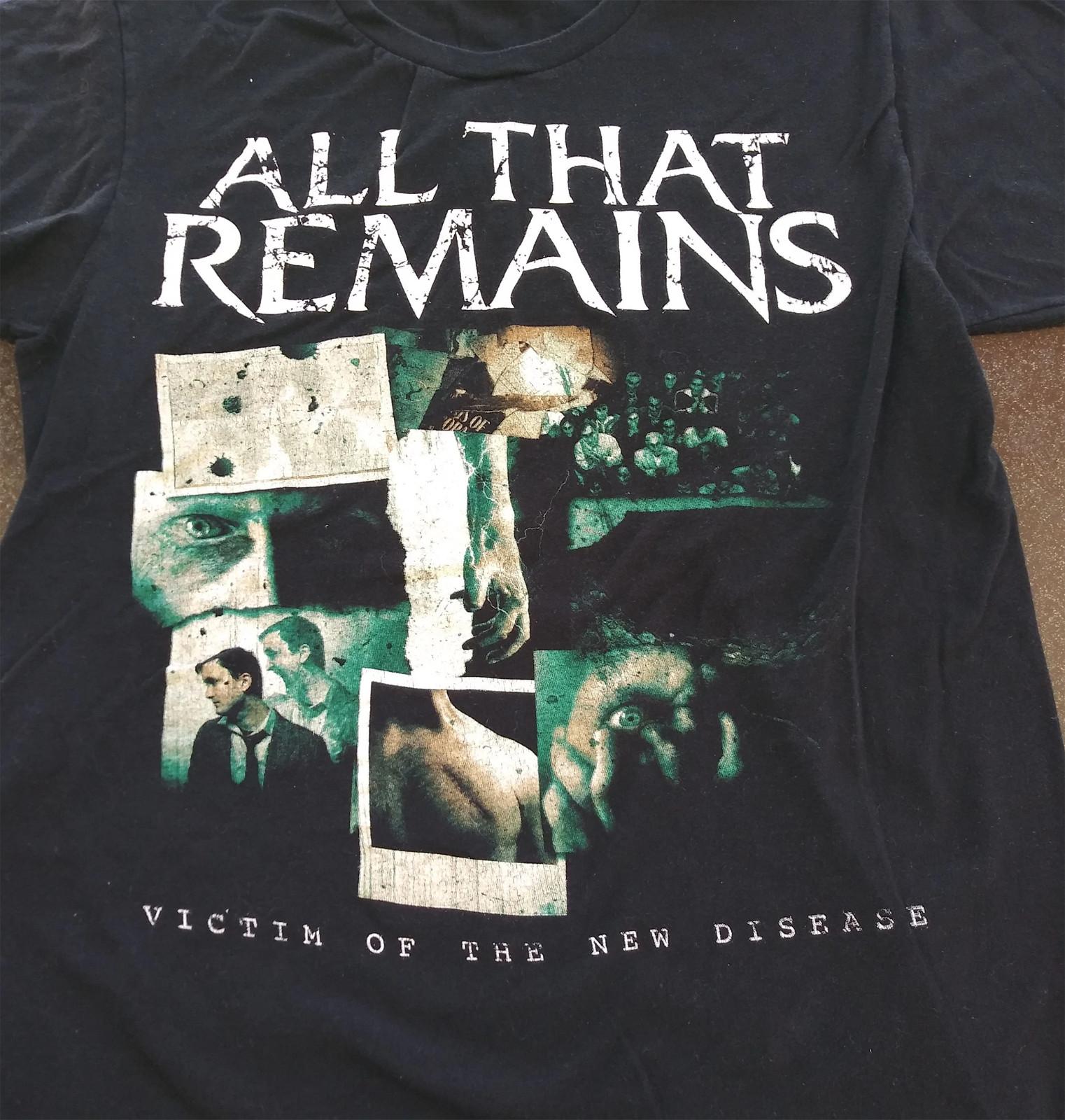 

All That Remains Tour Victim of the New Disease Black T Shirt Mens Womens Tees Top All Size S