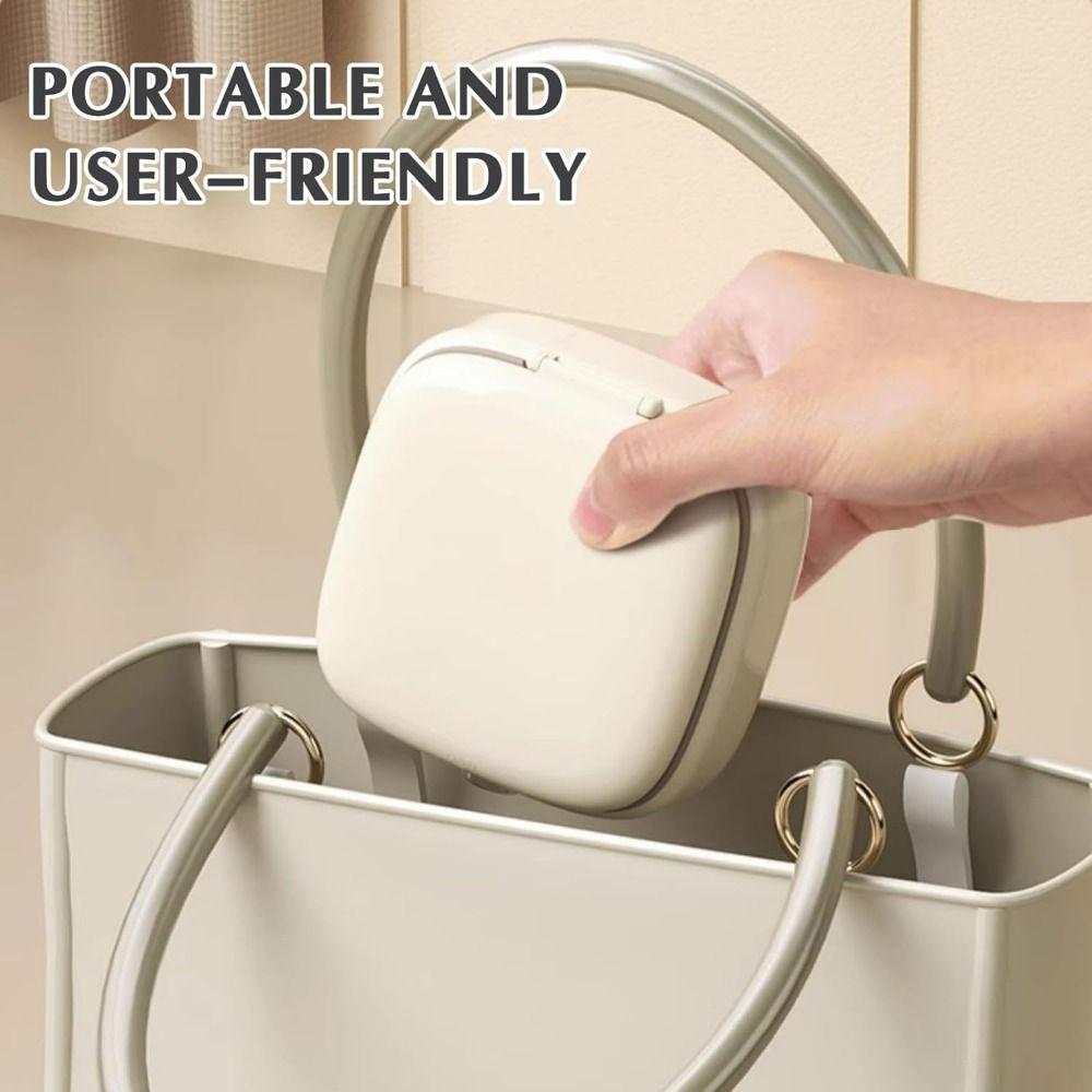 Portable Mini Sewing Box Set Magnetic Sewing Supplies Organizer Durable Hand Sewing Tool Kit  Women