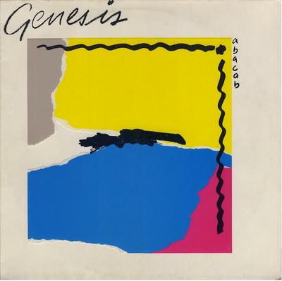 LP Skiva GENESIS Abacab 6302162 Vertigo 1981 Portugal Rock Begagnad