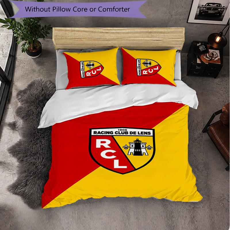 Lens FC Themed Bedding 3Pcs Duvet Cover Set Decorative Bed Linen For Teen Room Home Decoration