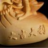wood carving cock sculptures Models  figurines Hand-carved Cute Home Room automobile  Office  Table decoration and  accessories