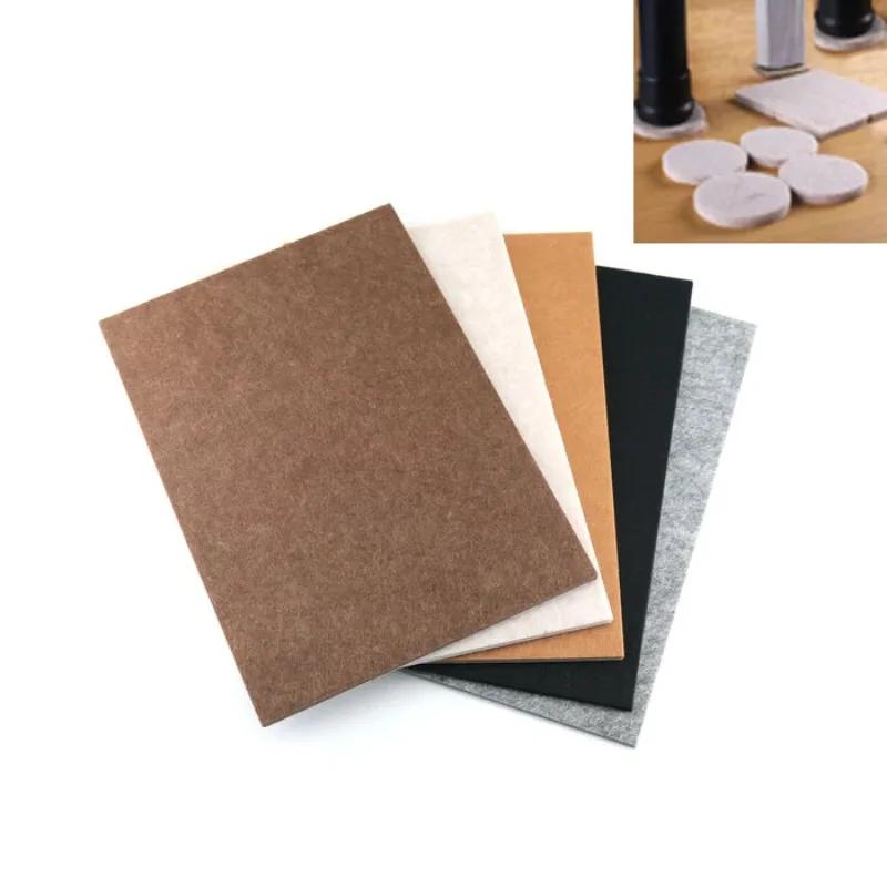New Arrival Self Adhesive Square Felt Pads Furniture Floor Scratch Protector DIY Furniture Accessories