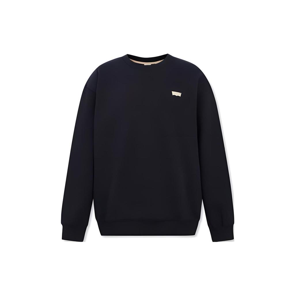 Levis Loose Fit Casual Crewneck Sweatshirt Men Sweatshirt Black A9423-0000