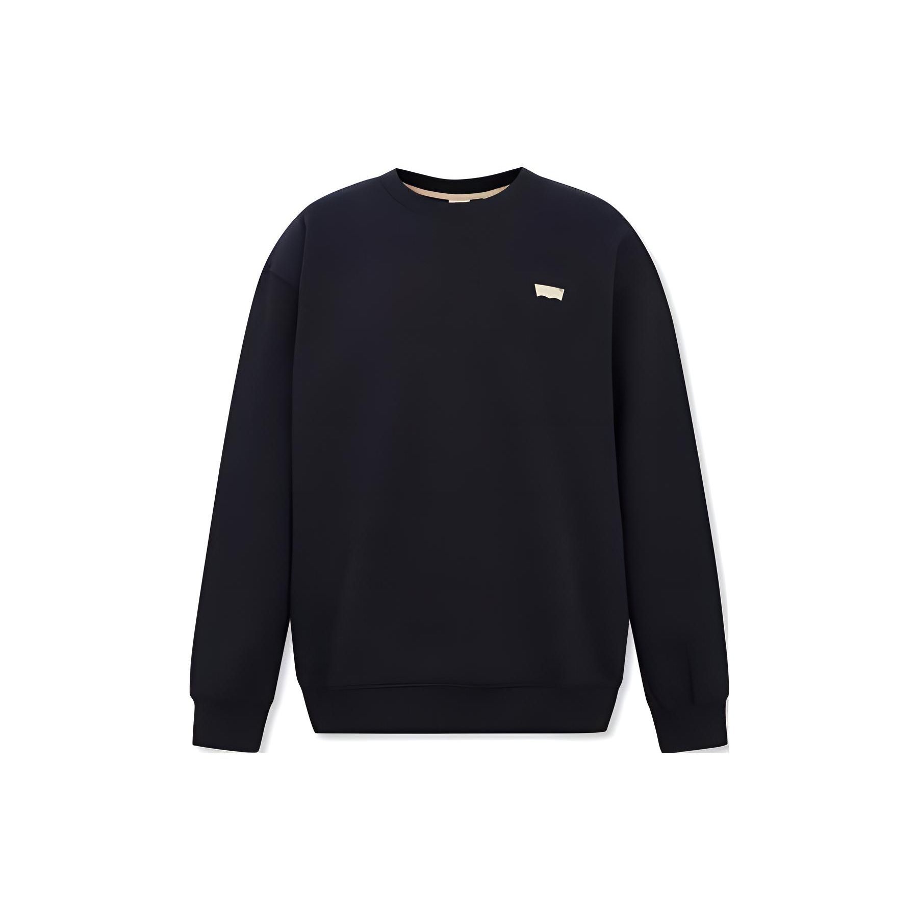 

Levis свободный крой повседневный круглый вырез толстовка мужская толстовка черный A9423-0000 M