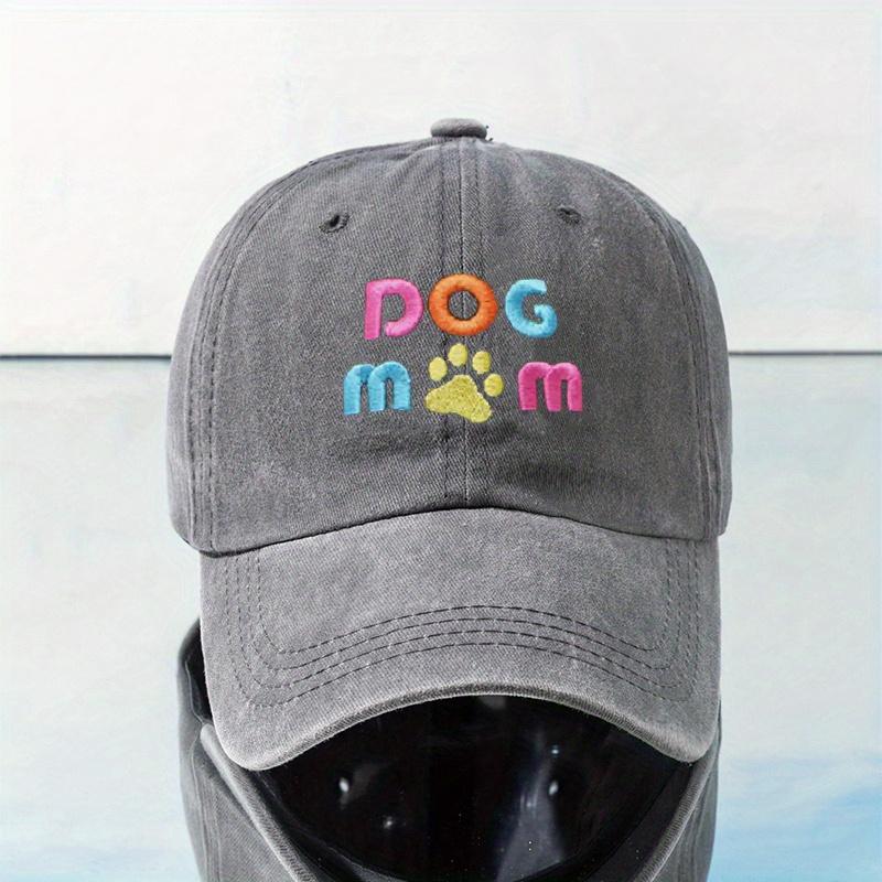 Look Stylish Custom Dog Mom Trucker Cowboy Golf Unisex Sun Hat With Custom Logo High Quality Baseball Hat